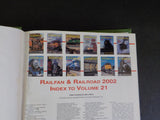 Railfan & Railroad Magazine Bound Volume 21 January - December 2002 Green