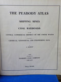 Peabody Atlas Shipping Mines and coal Railroads OVERSIZE Approx 17X18   1906