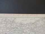 Handy Railroad Atlas 1944 Rand McNally Soft Cover   Staples have been removed