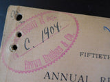 Chicago Burlington & Quincy Railroad Company Annual Report 1904 June 30