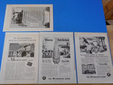 Ads Milwaukee Road Lot #9 Advertisements from various magazines (10))