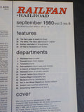 Railfan & Railroad Magazine 1980 September NKP 2-8-4 on TP&W CP in Vermont