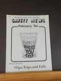 Philadelphia Division Safety Department Safety News 1984 February Joe O’Rourke A