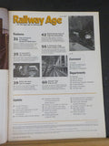 Railway Age 1987 June NJ Transit equipping a modern day shop
