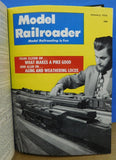 Model Railroader Magazine Bound Volume 23 January-December 1956 Signed