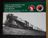 Great Northern and Northern Pacific Railroads Durham Steam Locos trains 1929-59