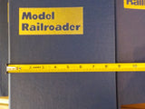 Model Railroader Magazine Binders 5 approx 5 inch binders with rods Blue USED