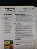 Railroad Model Craftsman Magazine 2010 March N scale EL U36C O scale C&O Cabin