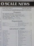 O Scale News #123 1994 August	 48/ Ft Journal for 1/4" scale modelers