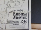 In The Maine Woods 1923 Edition Bangor and Aroostook Railroad