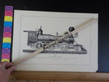 Print Baltimore & Ohio RR #500 Mogul Passenger Locomotive