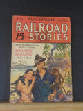 Railroad Stories Magazine 1932 July  Iron horses Blackballed Boomers paradise