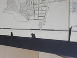 Map Wilmington Delaware 1929 November Approx 24 1/2 X 20 1/2 inches B&O PRR