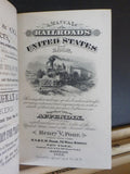 Poor's Manual of Railroads 1882   History rolling stock more