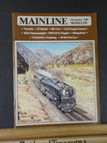 Mainline Modeler 1986 November W&LE Tunnels Unique single sheated cars NKP Cross