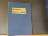 Model Railroader Magazine Binders 5 approx 3 inch binders with rods Blue USED