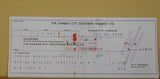 Check Kansas City Southern Railway Co Check 1958 Oct 25 $11.95 Lehigh Valley