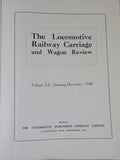 Locomotive Railway Carriage & Wagon Review #689 1950 January 14th INDEX