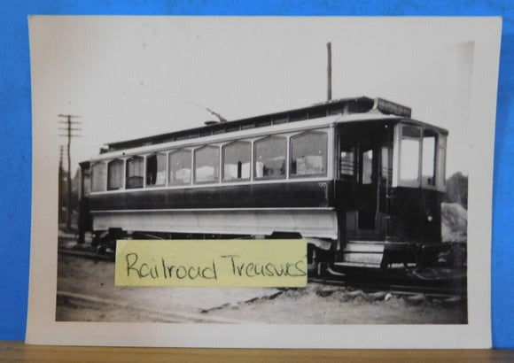 Photo Glen Echo Railway #501 1935 to Georgetown Approx. 3 ½ x 2 ½