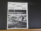 TTOS Bulletin Vol 7 #3 1972 March 21 Toy Train Operating Society Train
