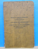 Interstate Commerce Commission Locomotive Boiler Inspection Law 1919 Soft Cover