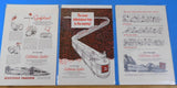 Ads Western Pacific RR California Zephyr #6 Advertisements from various magazine