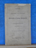 Philadelphia and Reading Railroad Co annual report 1875 November President Manag