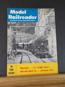 Model Railroader Magazine 1957 October Operation Lcl freight house tool & wheel