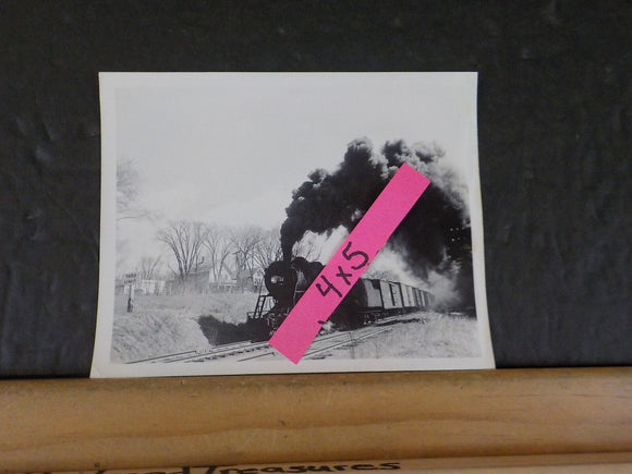Photo Rutland Locomotive #29 4X5 Black & White VT 1952