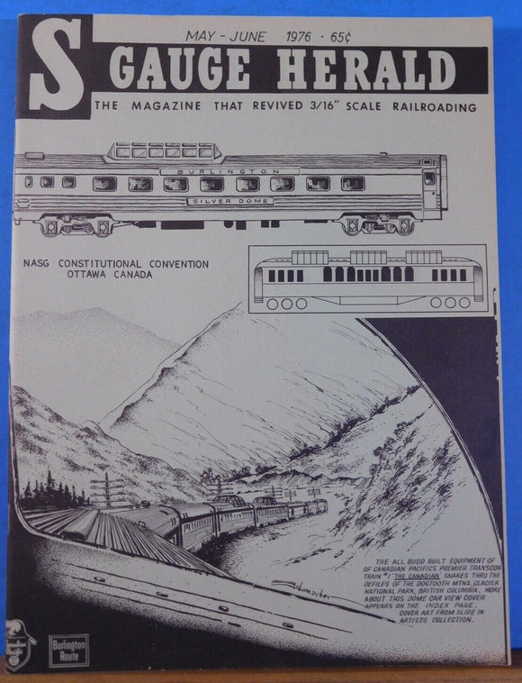 S Gauge Herald 1976 May June NASG Constitutional Convention Ottawa Canada