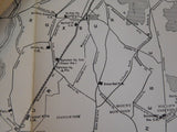 Map Boston Elevated Railway Co. 1910  Approx 20.5 X 16 inches