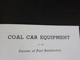 Coal Car Equipment Norfolk And Western Railway N&W 1992 reprint 20 pages