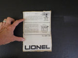 Lionel Trainmaster Transformer with instructions    BOX ONLY  10244