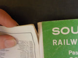 Southern Railway System public timetable 1963 October 27