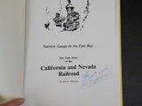 California and Nevada Railroad Narrow Gauge in the East Bay Erle C Hanson SIGNED