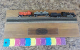 Train Display on wood N Scale Pennsylvania Railroad Mobilgas