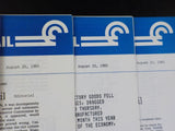 Conrail News Clip Lot of 8 1985 August Various issues