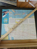 MAP Delta Air Lines Route Maps 1963 May