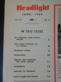 New York Central Headlight Employee Magazine 1966 June ICC Approves Penn Central