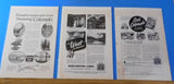 Ads Burlington Route Lot #7 Advertisements from various magazines (10)