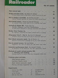 Model Railroader Magazine 1958 July Bridge & steel works How to develop a timeta