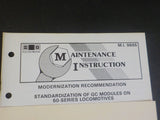 EMD Maintenance Instructions MI 9655 Standardization of GC Modules on 50 series