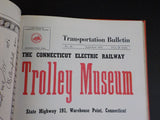 Transportation Bulletin 1957 #40-47 Hard Cover Street Railways of Connecticut