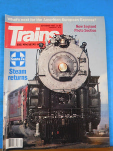 Trains Magazine 1992 September American-European Express New England photo secti