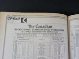 Official Guide of the Railways 1969 June Golden Spike Centennial issue Maps time