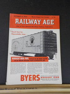 Railway Age 1955 October 31 Weeks report isn't perfect Signaling is improving