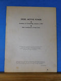 Diesel Motive Power Inventory of ownership January 1, 1967