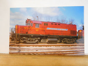 Postcard Arkansas & Missouri Locomotive #48 Alco C-420