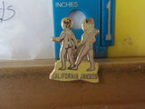 Jaycees California Nude Kids On Yellow Base   PINS