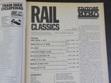 Rail Classics Magazine 1977 May Vermont Railway Cass Shays in snow Amtrak & RDC